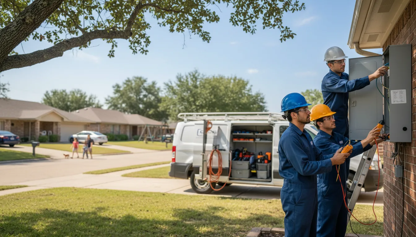 Certified electrician providing emergency electrical services in Perkinsville, NY